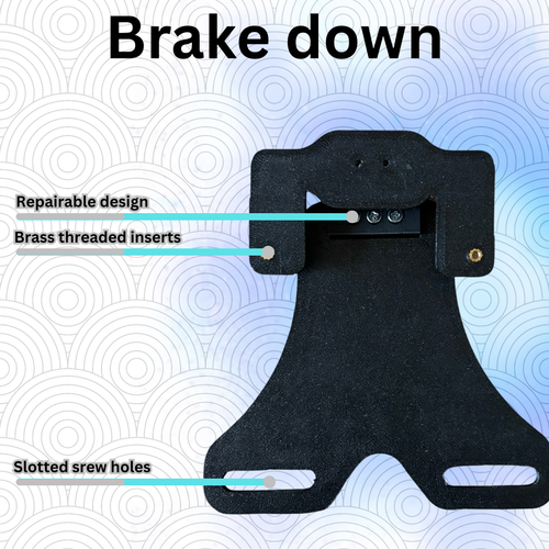 Flip plates for mopeds - Designed for zips and aerox, fit 99% of scooters