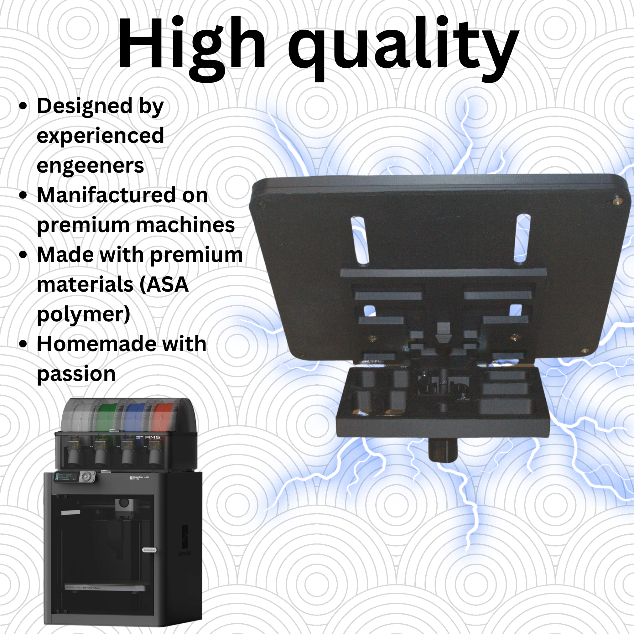 Fold Plate Flip Plate – Downward Folding Motorcycle License Plate Bracket | Fits 50cc Bikes & Plate Frames