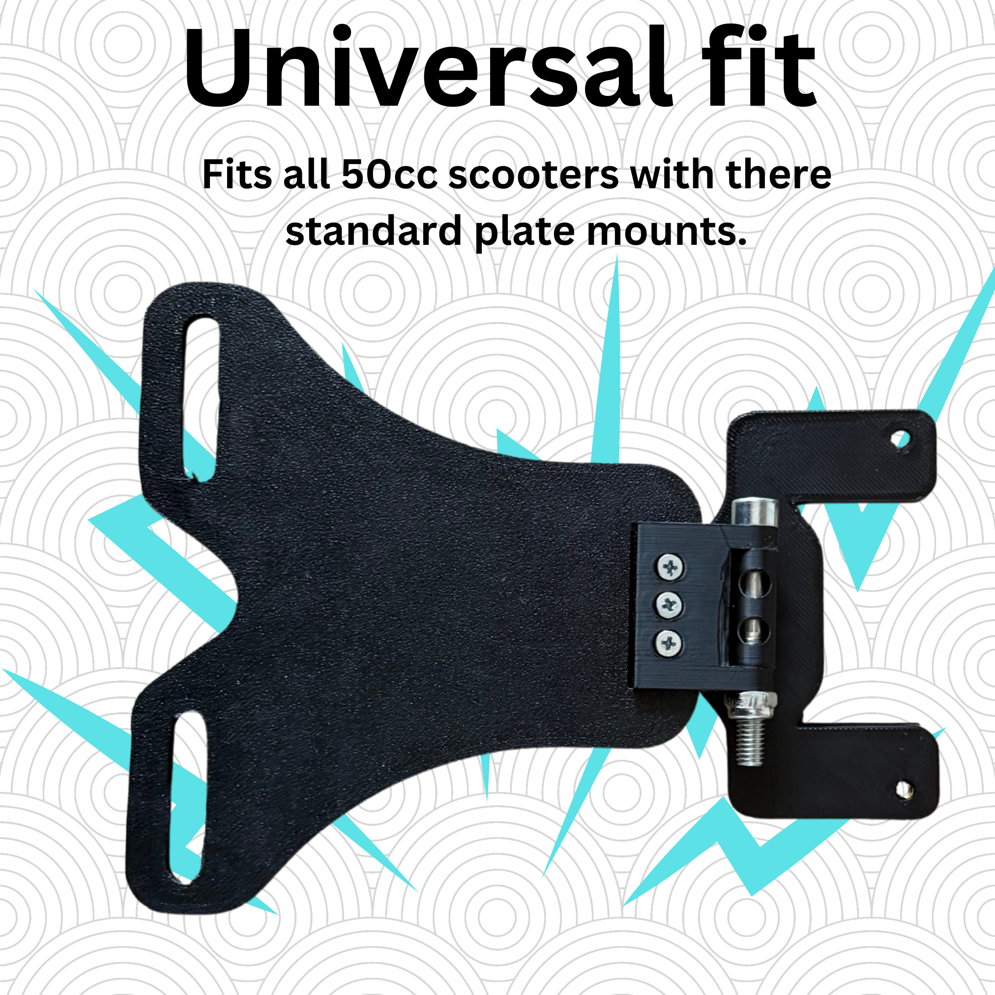 Flip plates for mopeds - Designed for zips and aerox, fit 99% of scooters